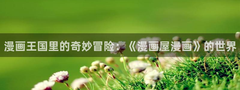 漫蛙manwa官网版在线观：漫画王国里的奇妙冒险：《漫画屋漫画》的世界